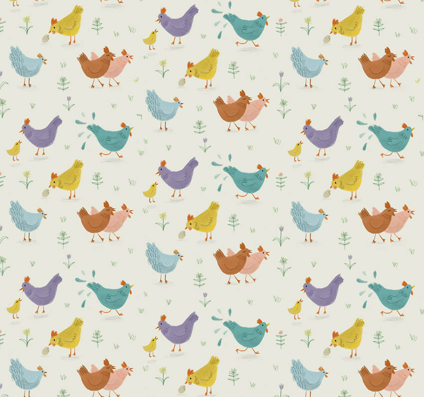 Chicken pattern.